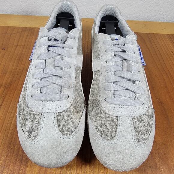 Puma Roma Suede Women’s Sneakers Gray Blue Size 7 EU 37.5 Classic Low Top Shoe - Picture 1 of 10